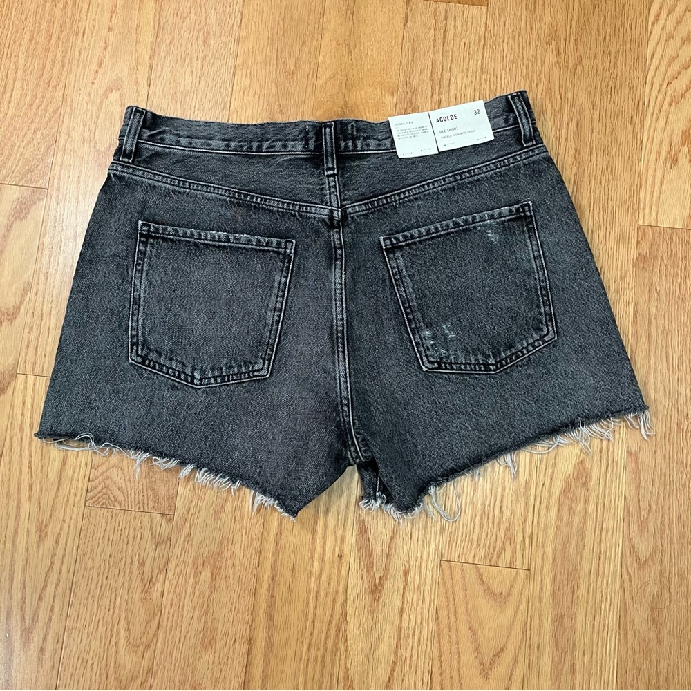 Agolde Dee Grey Jean Short Moxy - Picture 4 of 13